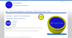 Desktop Screenshot of mh-vertrieb.de
